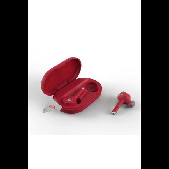 iFrogz Airtime Pro 2 SE Truly Wireless Earbuds w/ Charging Pad Red - Picture 2 of 2